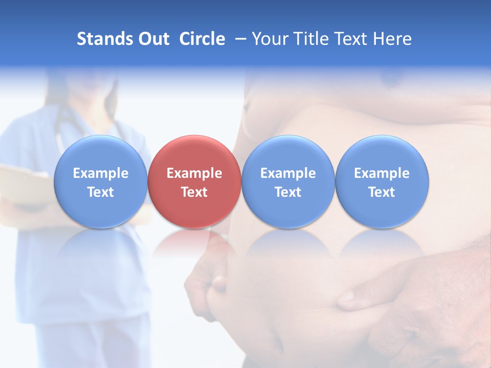 Thick Overweight Patient PowerPoint Template