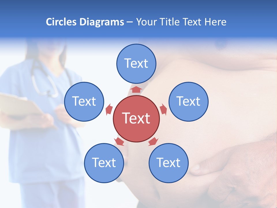 Thick Overweight Patient PowerPoint Template