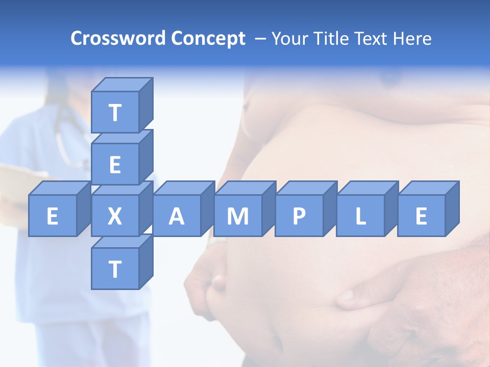 Thick Overweight Patient PowerPoint Template