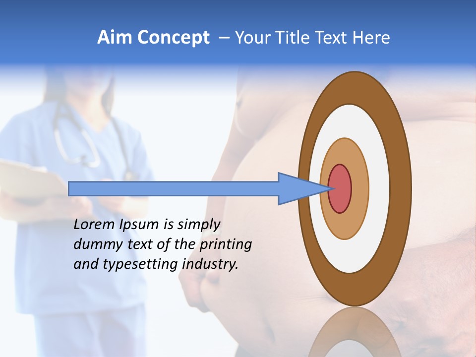 Thick Overweight Patient PowerPoint Template