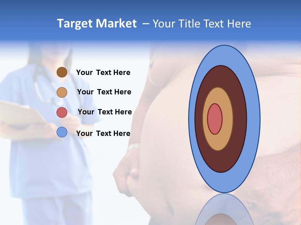 Thick Overweight Patient PowerPoint Template