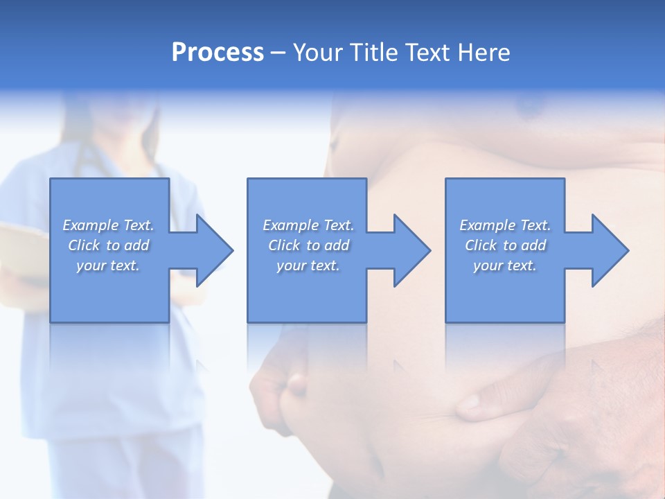 Thick Overweight Patient PowerPoint Template