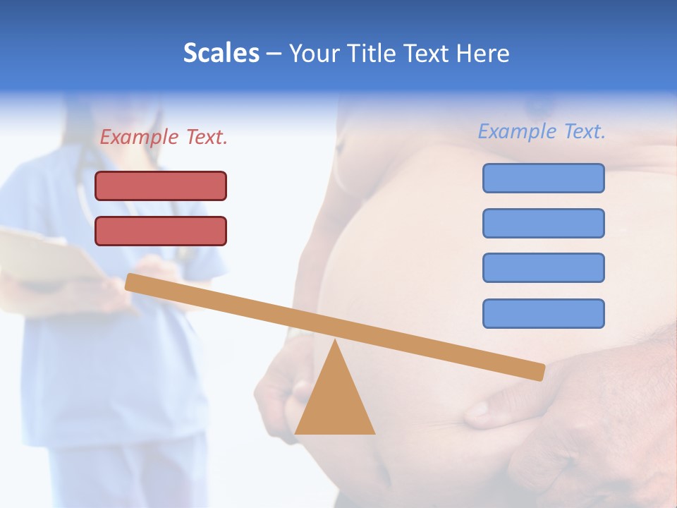 Thick Overweight Patient PowerPoint Template