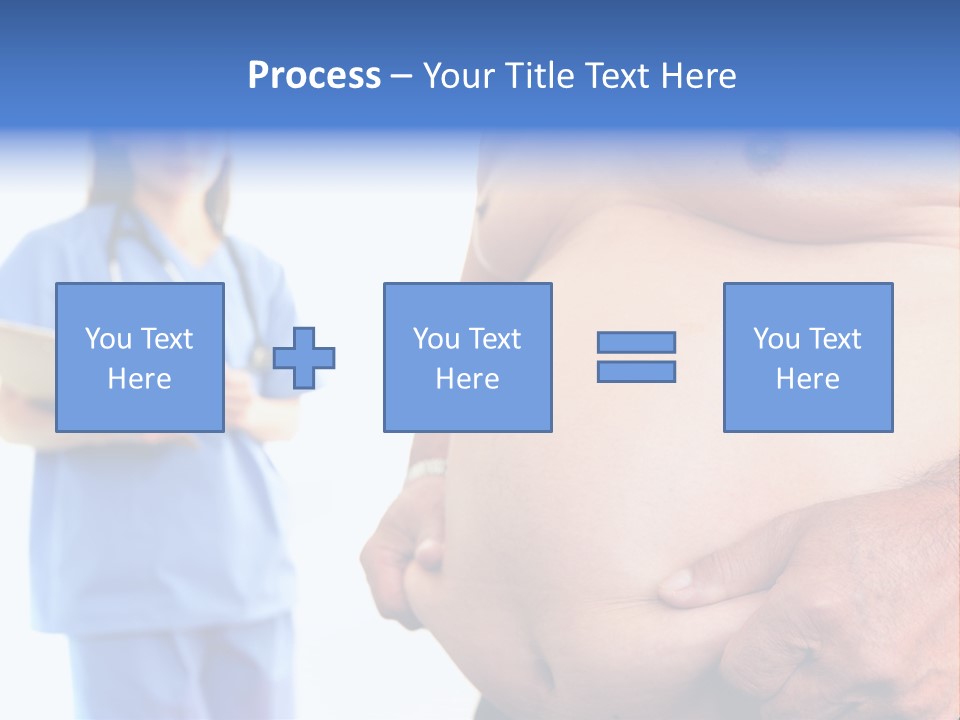 Thick Overweight Patient PowerPoint Template