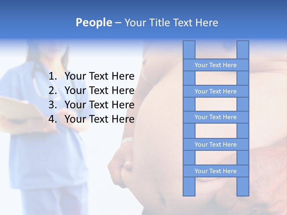 Thick Overweight Patient PowerPoint Template