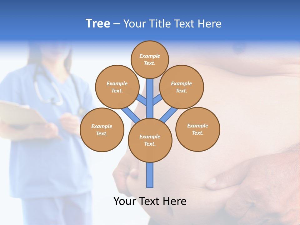 Thick Overweight Patient PowerPoint Template