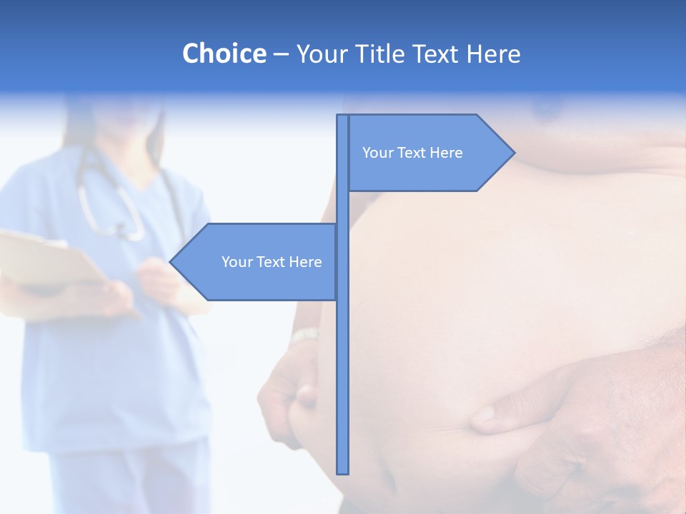 Thick Overweight Patient PowerPoint Template