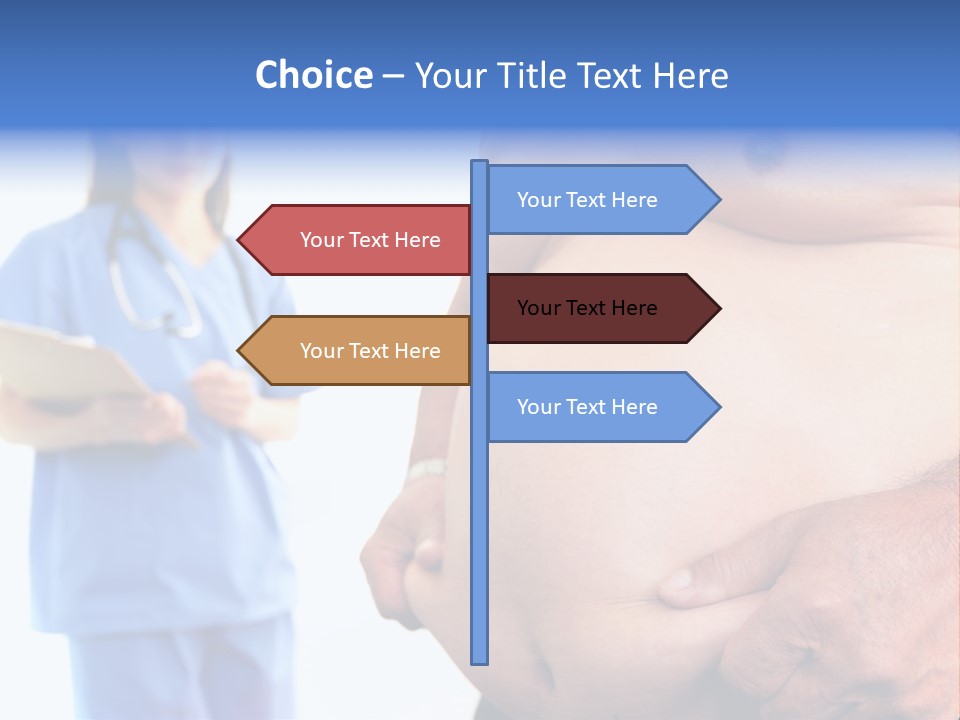 Thick Overweight Patient PowerPoint Template