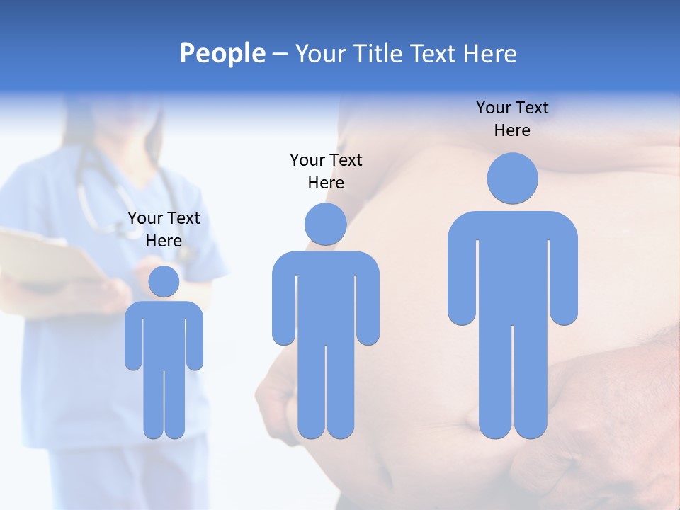 Thick Overweight Patient PowerPoint Template