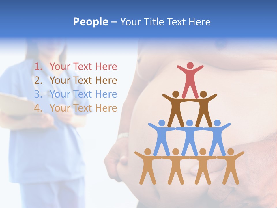 Thick Overweight Patient PowerPoint Template
