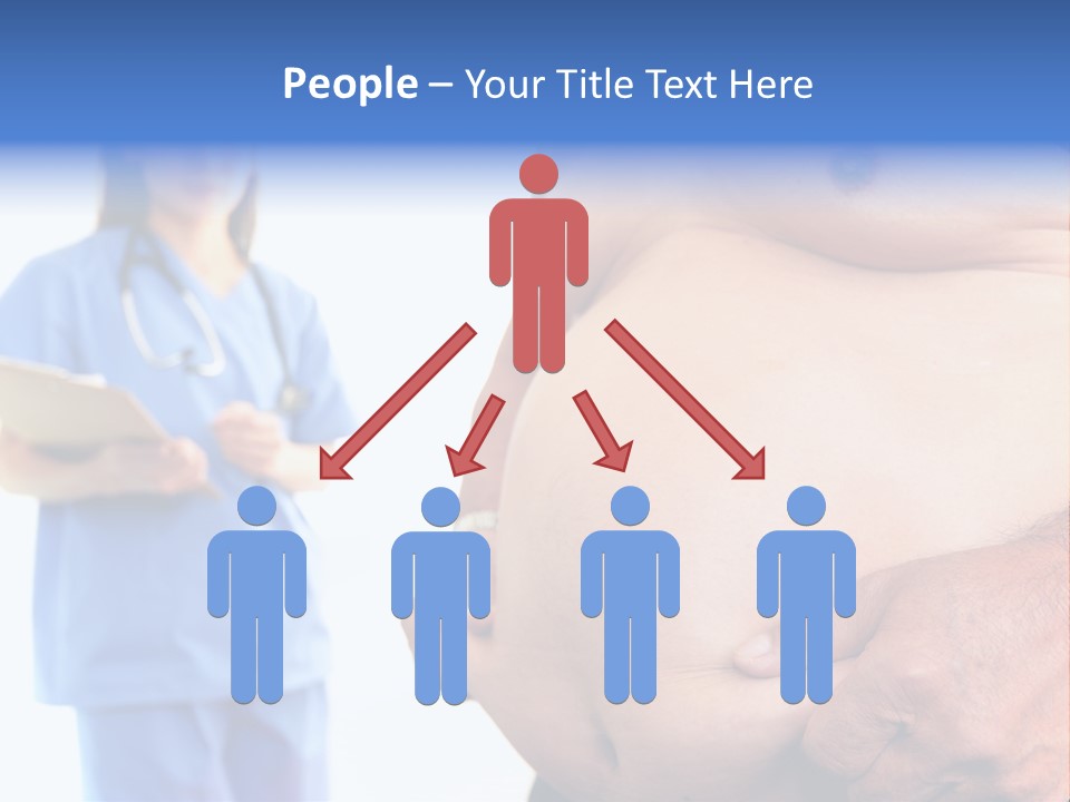 Thick Overweight Patient PowerPoint Template