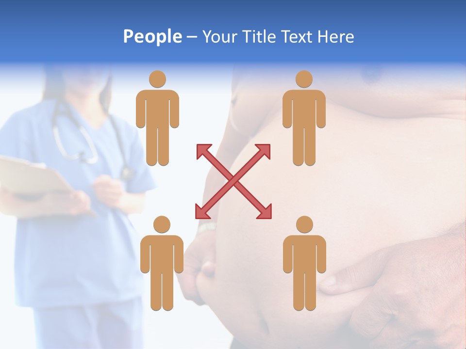 Thick Overweight Patient PowerPoint Template