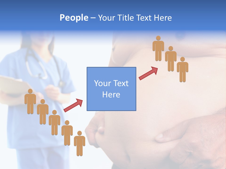 Thick Overweight Patient PowerPoint Template