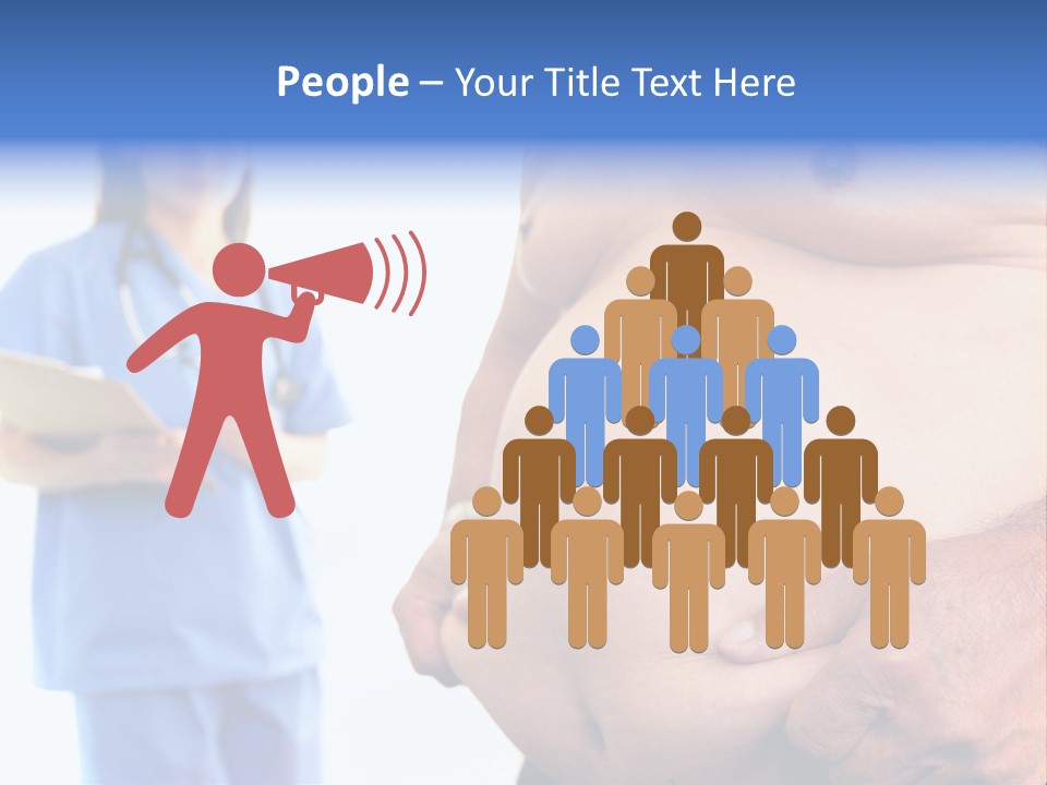 Thick Overweight Patient PowerPoint Template