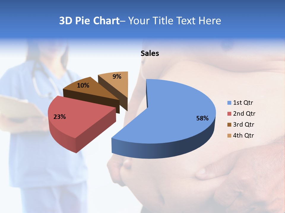 Thick Overweight Patient PowerPoint Template