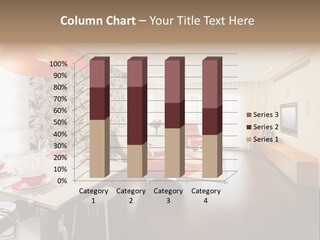 Domestic Room Living Room Home Improvement PowerPoint Template