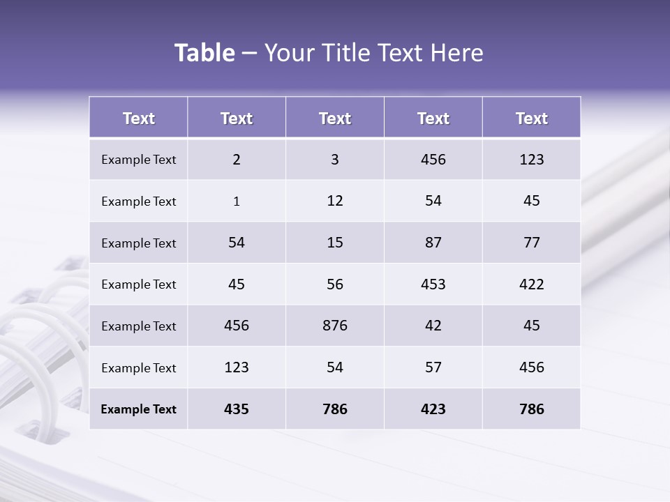 Pad Business Notepad PowerPoint Template