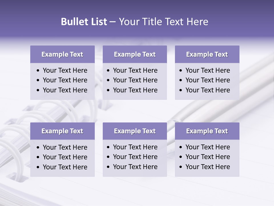 Pad Business Notepad PowerPoint Template
