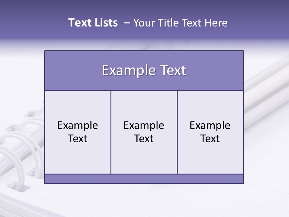 Pad Business Notepad PowerPoint Template