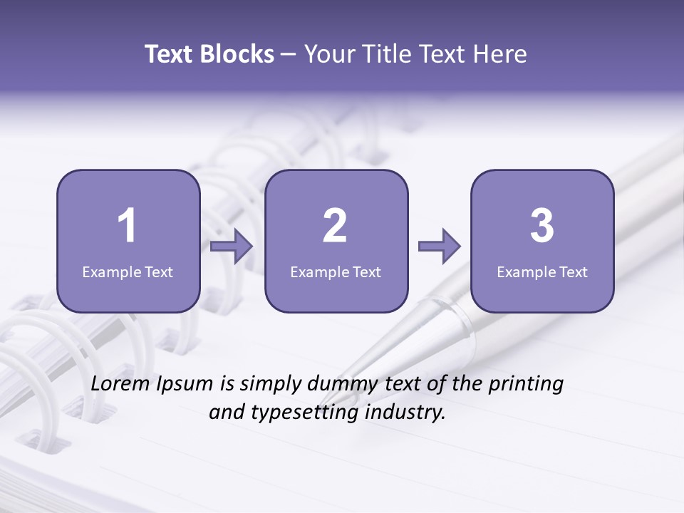 Pad Business Notepad PowerPoint Template
