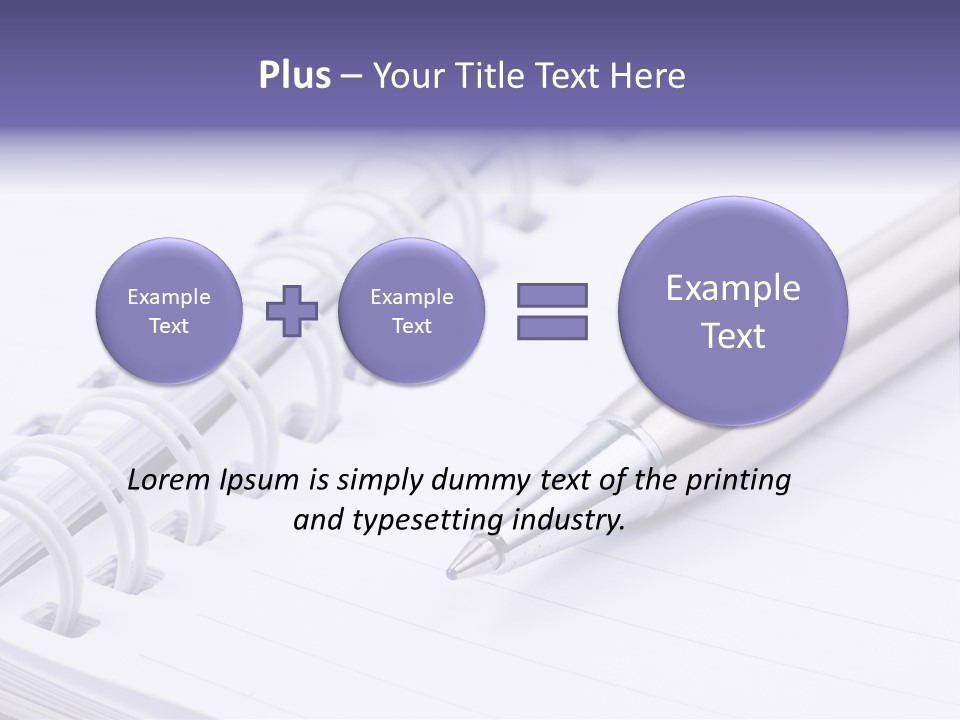 Pad Business Notepad PowerPoint Template