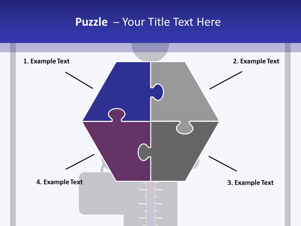 A Man With A Thermometer In His Hand Powerpoint Presentation Template PowerPoint Template