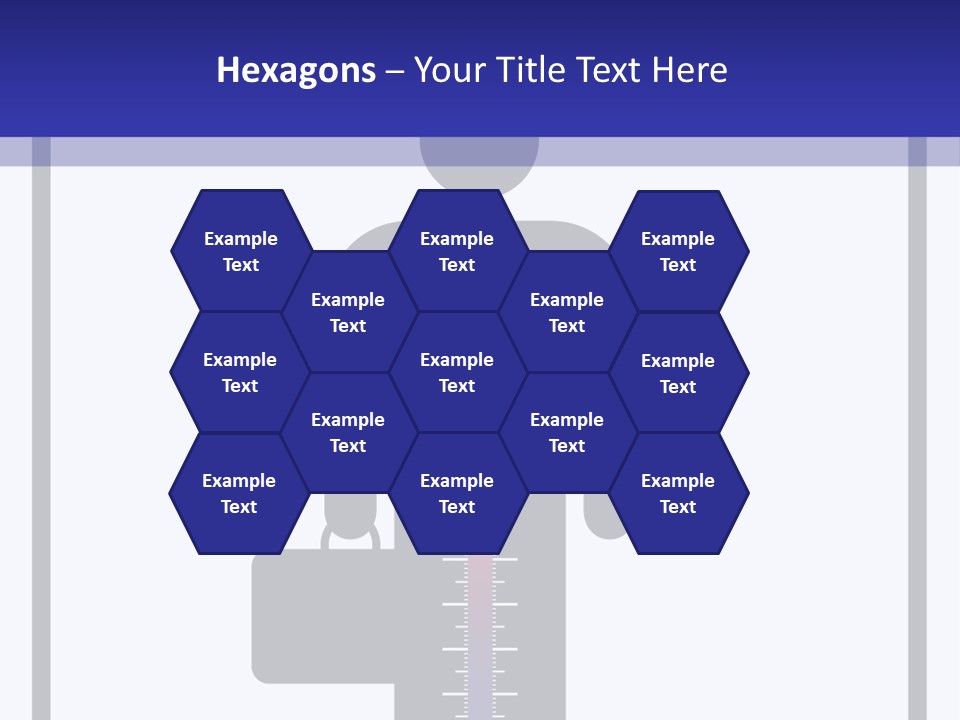 A Man With A Thermometer In His Hand Powerpoint Presentation Template PowerPoint Template