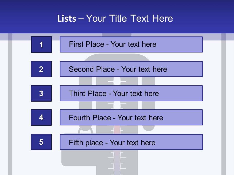 A Man With A Thermometer In His Hand Powerpoint Presentation Template PowerPoint Template