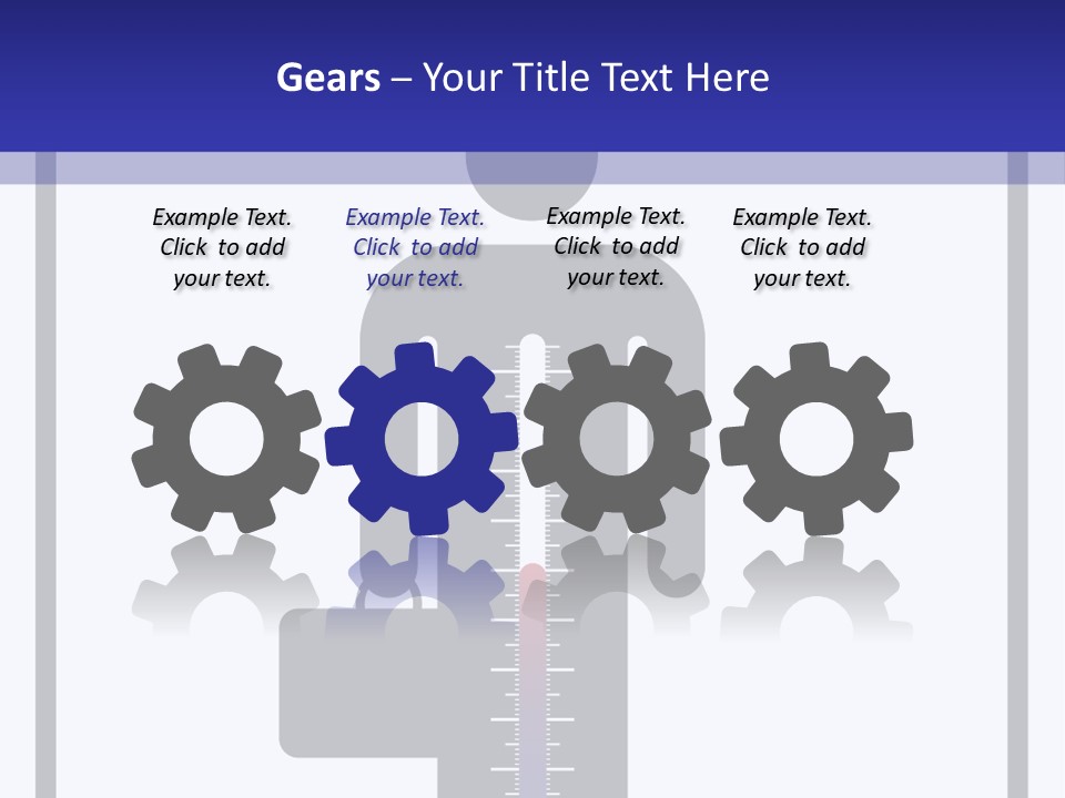 A Man With A Thermometer In His Hand Powerpoint Presentation Template PowerPoint Template