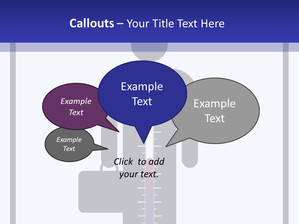 A Man With A Thermometer In His Hand Powerpoint Presentation Template PowerPoint Template