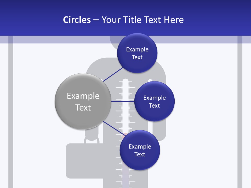 A Man With A Thermometer In His Hand Powerpoint Presentation Template PowerPoint Template