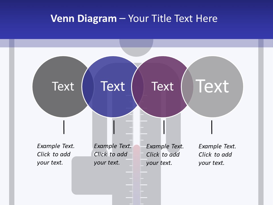 A Man With A Thermometer In His Hand Powerpoint Presentation Template PowerPoint Template