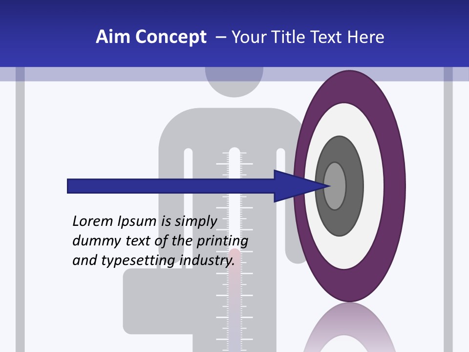 A Man With A Thermometer In His Hand Powerpoint Presentation Template PowerPoint Template