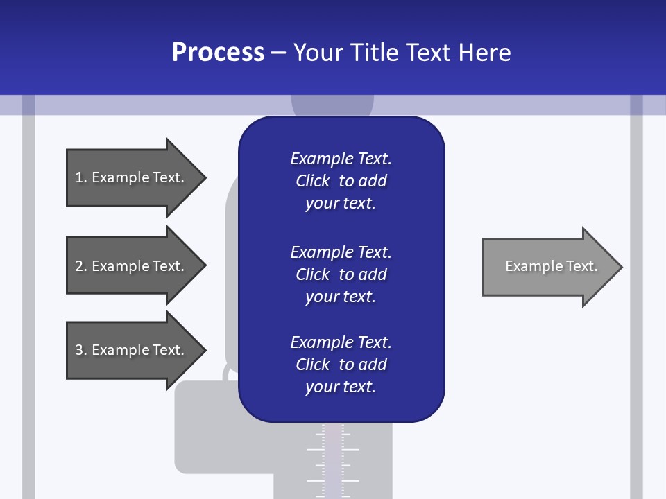A Man With A Thermometer In His Hand Powerpoint Presentation Template PowerPoint Template