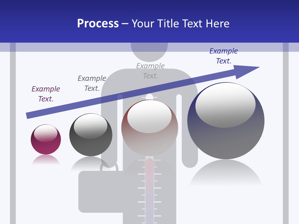 A Man With A Thermometer In His Hand Powerpoint Presentation Template PowerPoint Template