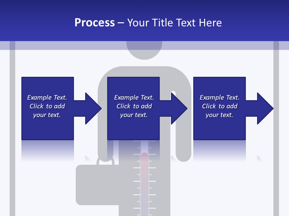A Man With A Thermometer In His Hand Powerpoint Presentation Template PowerPoint Template