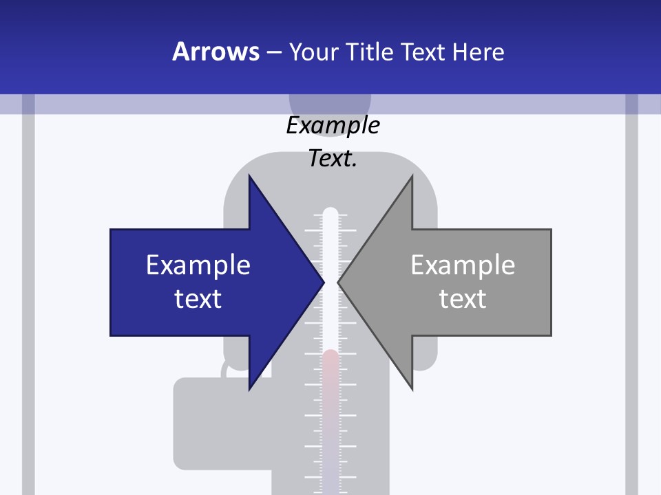A Man With A Thermometer In His Hand Powerpoint Presentation Template PowerPoint Template