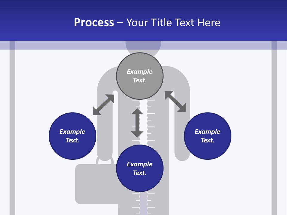 A Man With A Thermometer In His Hand Powerpoint Presentation Template PowerPoint Template