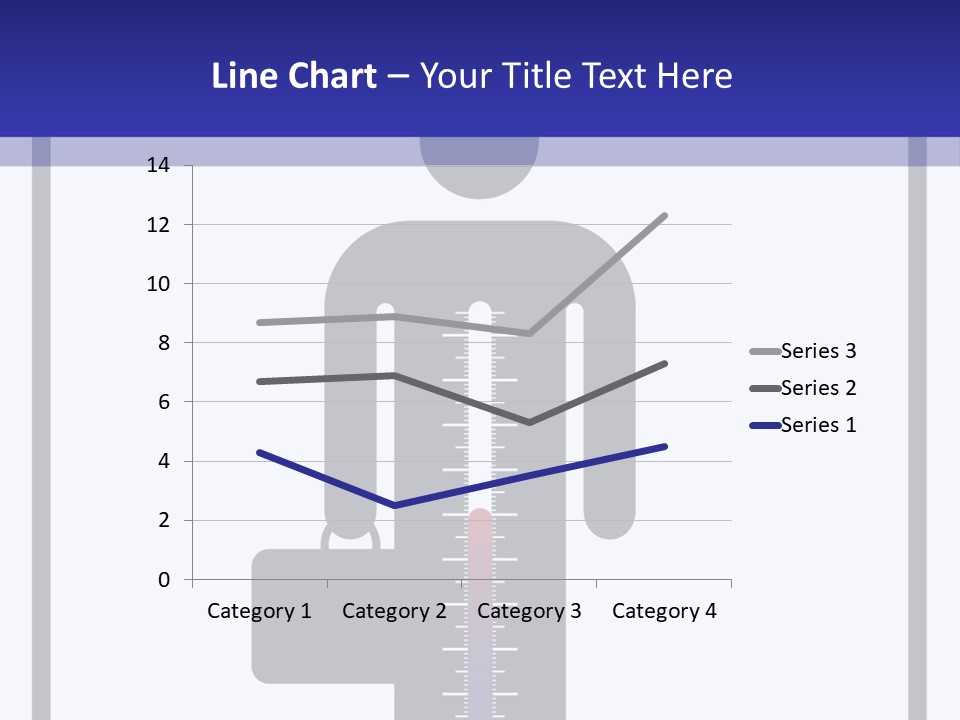 A Man With A Thermometer In His Hand Powerpoint Presentation Template PowerPoint Template