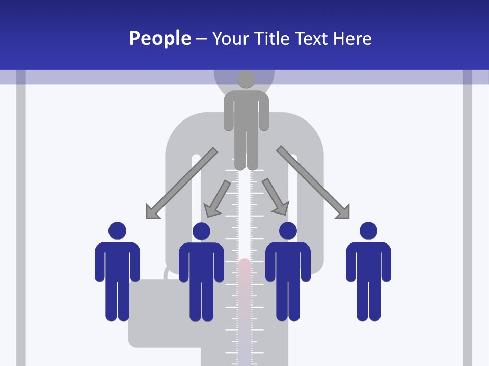 A Man With A Thermometer In His Hand Powerpoint Presentation Template PowerPoint Template