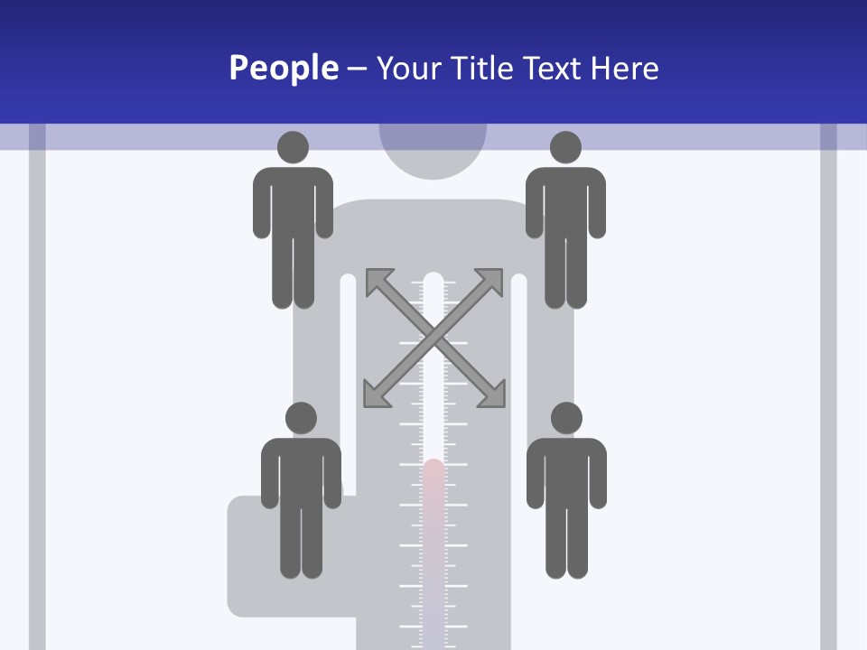 A Man With A Thermometer In His Hand Powerpoint Presentation Template PowerPoint Template