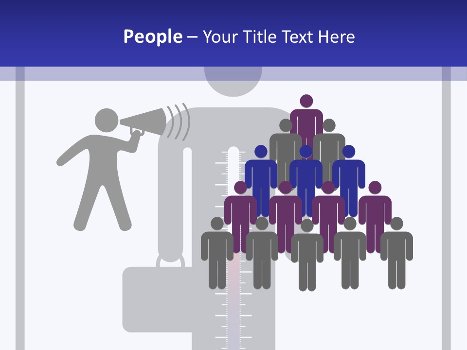 A Man With A Thermometer In His Hand Powerpoint Presentation Template PowerPoint Template