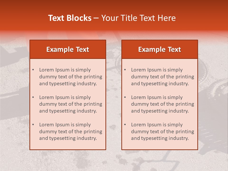 Accessories Fitter Equipment PowerPoint Template
