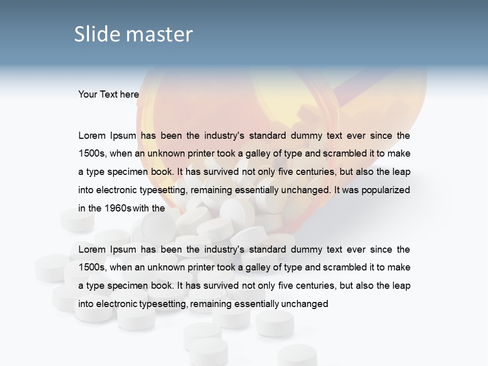 Dumped Macro Medicine And Science PowerPoint Template