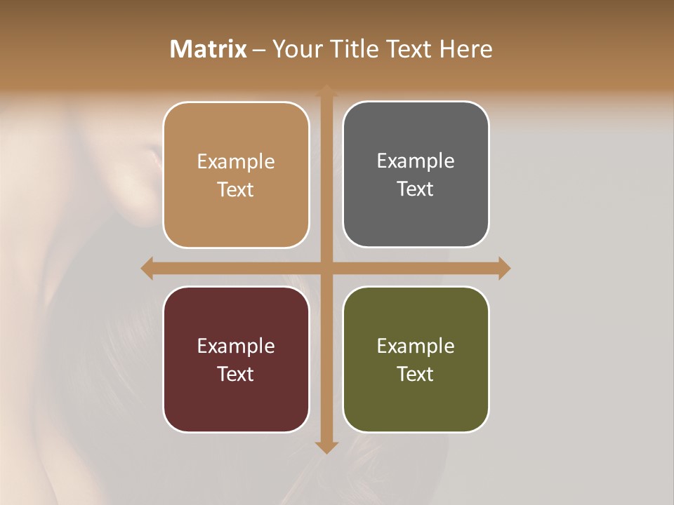 Makeup Girl Beautiful PowerPoint Template