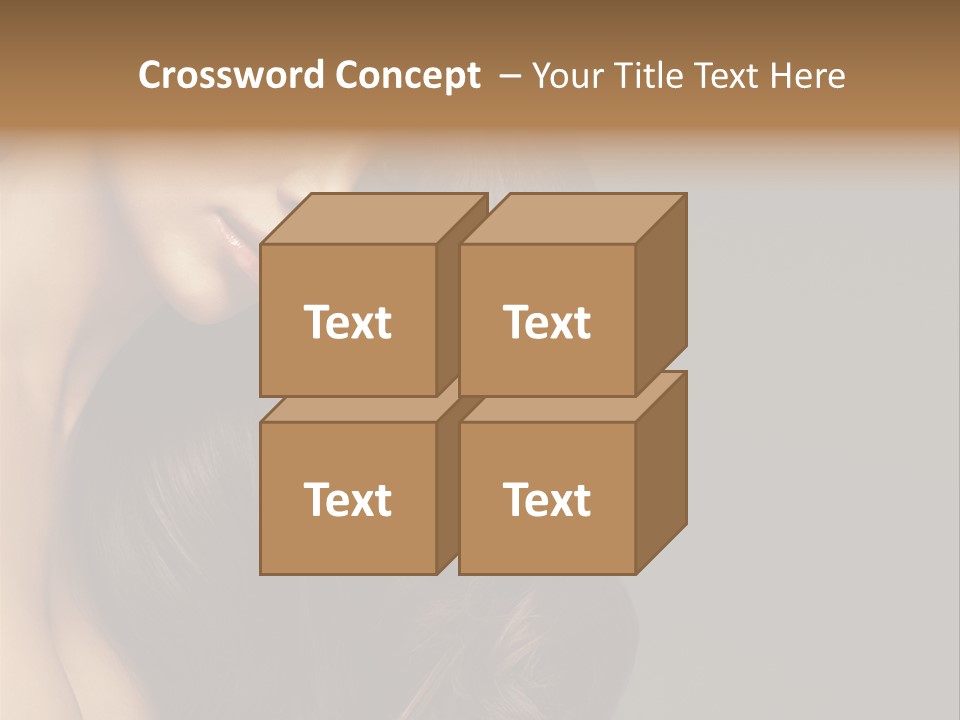 Makeup Girl Beautiful PowerPoint Template
