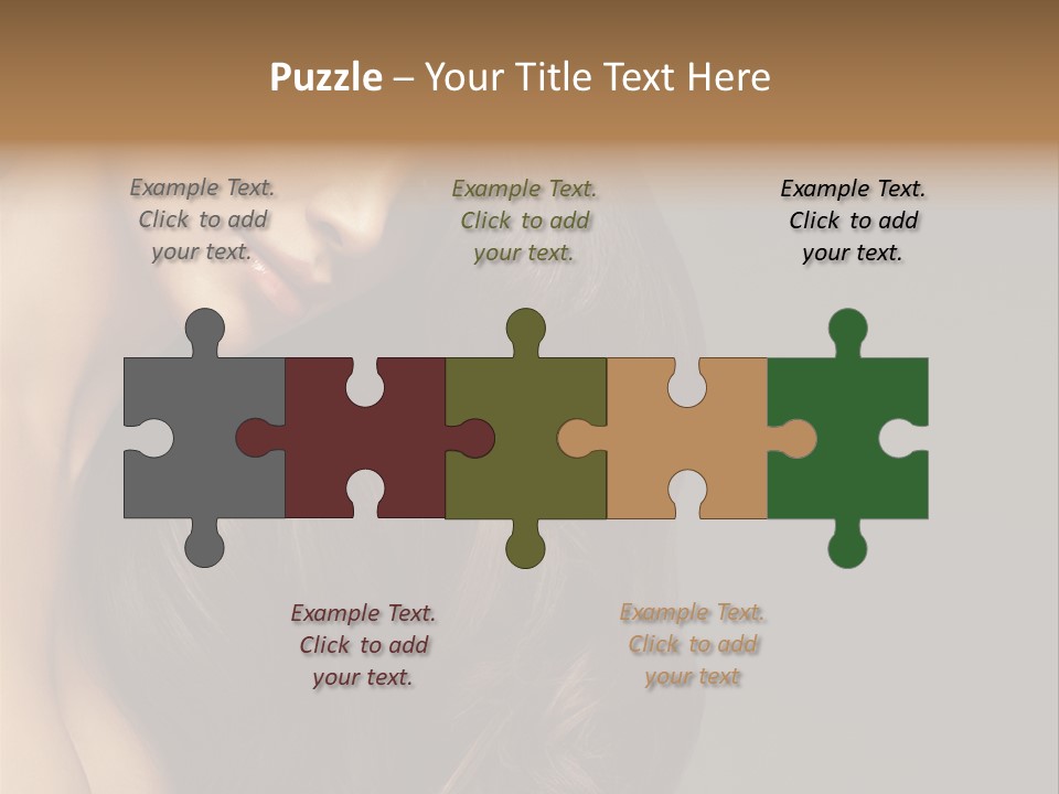 Makeup Girl Beautiful PowerPoint Template