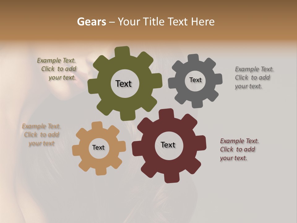 Makeup Girl Beautiful PowerPoint Template