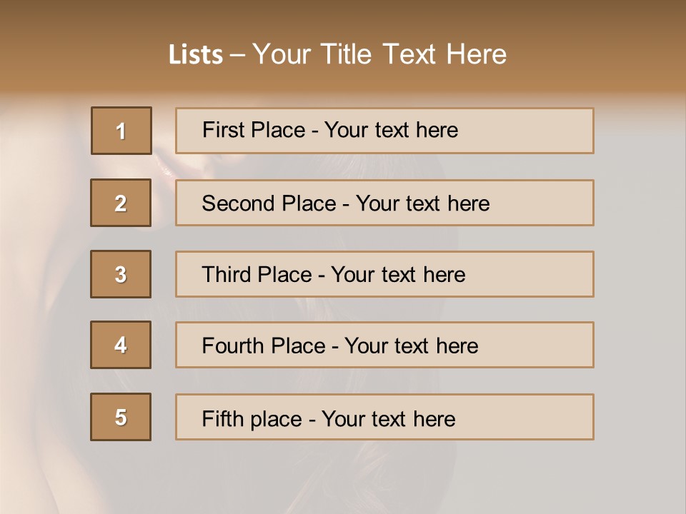 Makeup Girl Beautiful PowerPoint Template