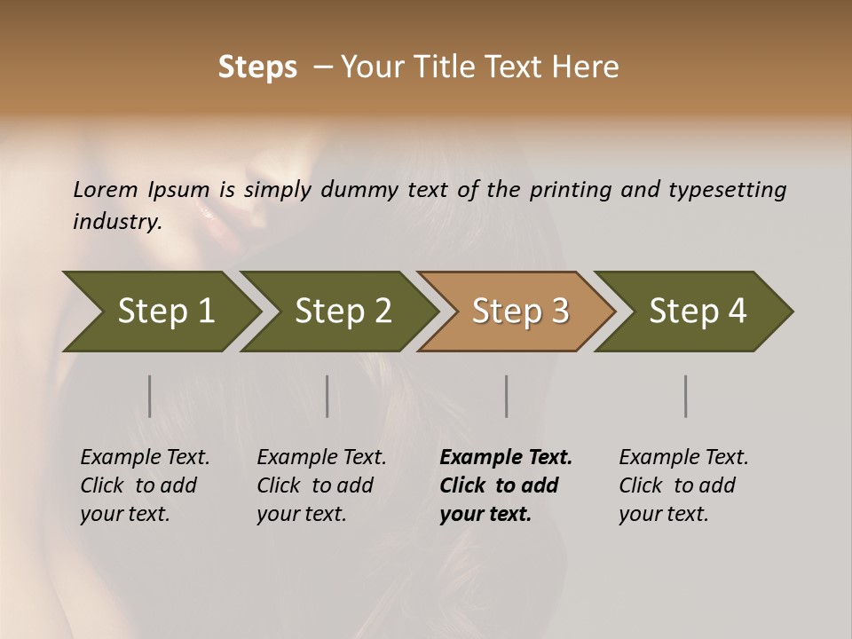 Makeup Girl Beautiful PowerPoint Template